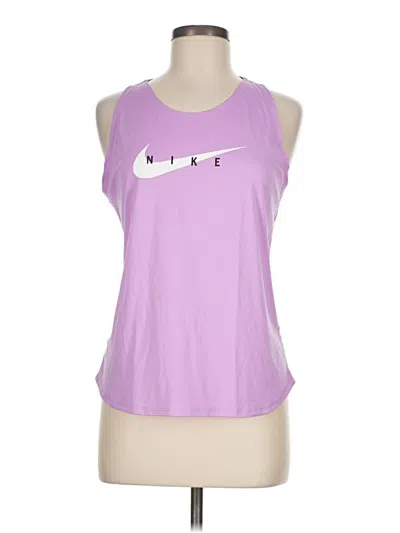 Pre-owned Nike Active Tank Top In Purple