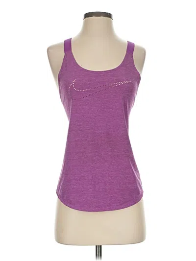 Pre-owned Nike Active Tank Top In Purple