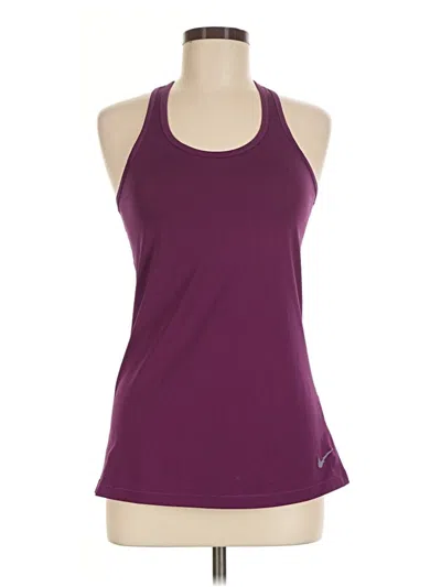 Pre-owned Nike Active Tank Top In Purple