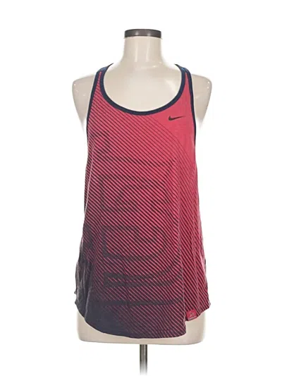 Pre-owned Nike Active Tank Top In Red
