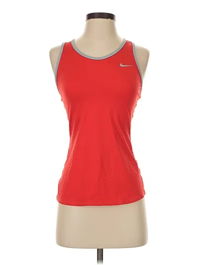 Pre-owned Nike Active Tank Top In Red