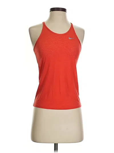 Pre-owned Nike Active Tank Top In Red