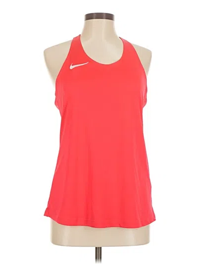 Pre-owned Nike Active Tank Top In Red