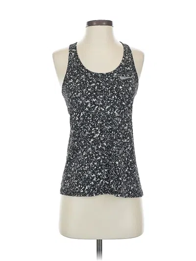 Pre-owned Nike Active Tank Top In Silver