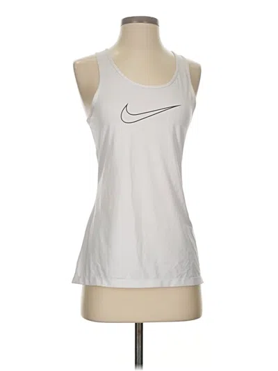 Pre-owned Nike Active Tank Top In Silver