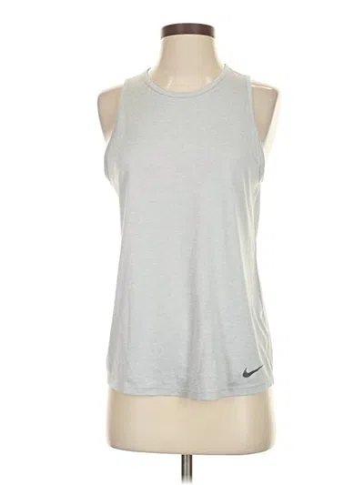 Pre-owned Nike Active Tank Top In Silver