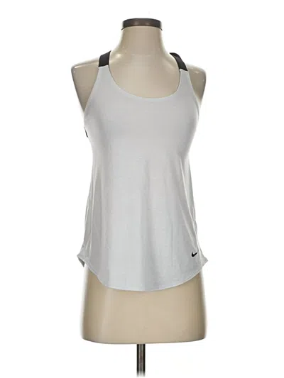 Pre-owned Nike Active Tank Top In Silver