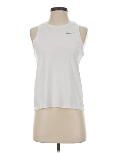 Pre-owned Nike Active Tank Top In Silver