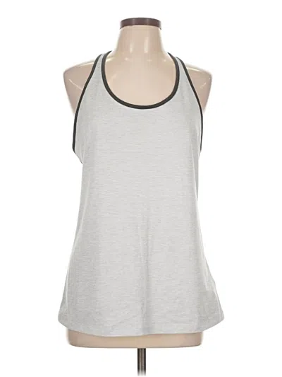 Pre-owned Nike Active Tank Top In Silver