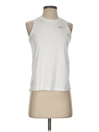 Pre-owned Nike Active Tank Top In Silver