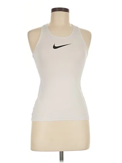 Pre-owned Nike Active Tank Top In Silver
