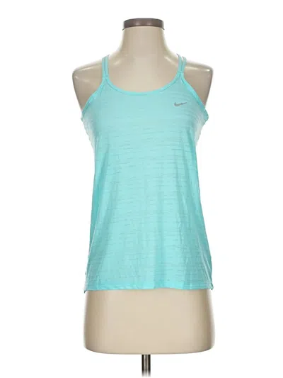 Pre-owned Nike Active Tank Top In Teal