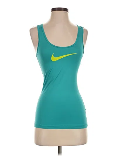 Pre-owned Nike Active Tank Top In Teal