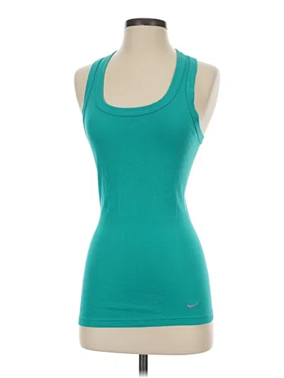 Pre-owned Nike Active Tank Top In Teal