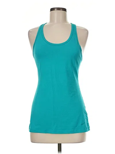 Pre-owned Nike Active Tank Top In Teal