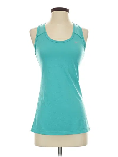 Pre-owned Nike Active Tank Top In Teal