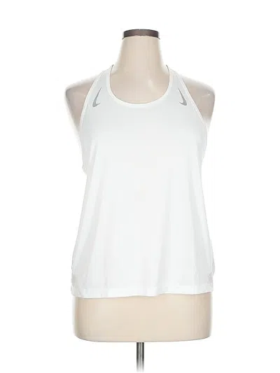 Pre-owned Nike Active Tank Top In White