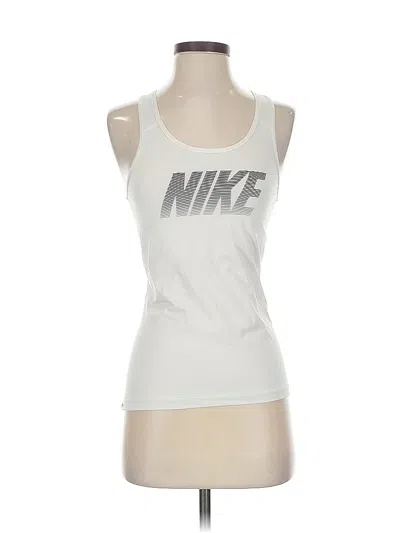 Pre-owned Nike Active Tank Top In White