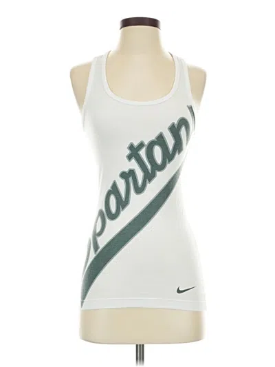 Pre-owned Nike Active Tank Top In White