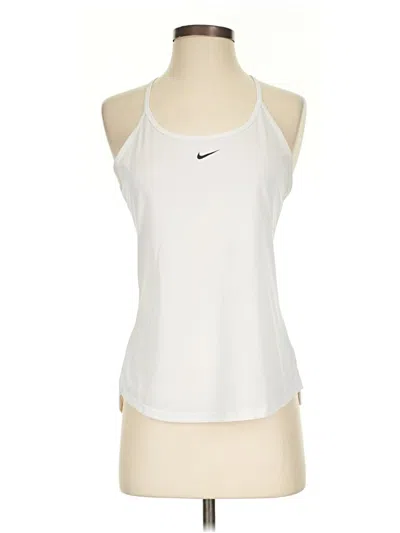 Pre-owned Nike Active Tank Top In White