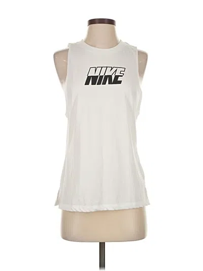 Pre-owned Nike Active Tank Top In White