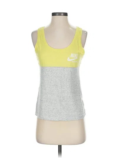 Pre-owned Nike Active Tank Top In Yellow