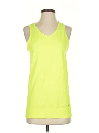 Pre-owned Nike Active Tank Top In Yellow