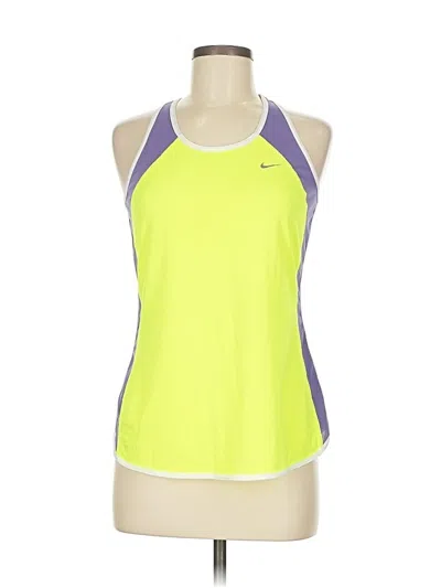 Pre-owned Nike Active Tank Top In Yellow