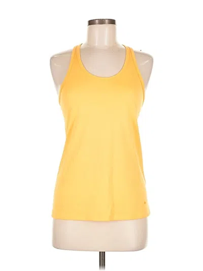 Pre-owned Nike Active Tank Top In Yellow