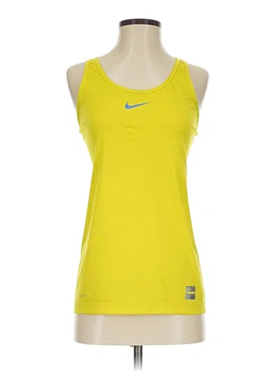 Pre-owned Nike Active Tank Top In Yellow