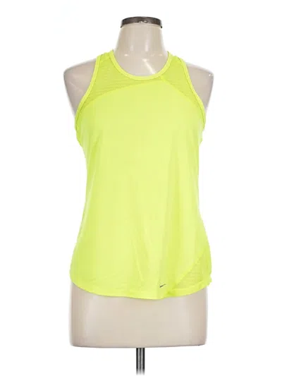 Pre-owned Nike Active Tank Top In Yellow