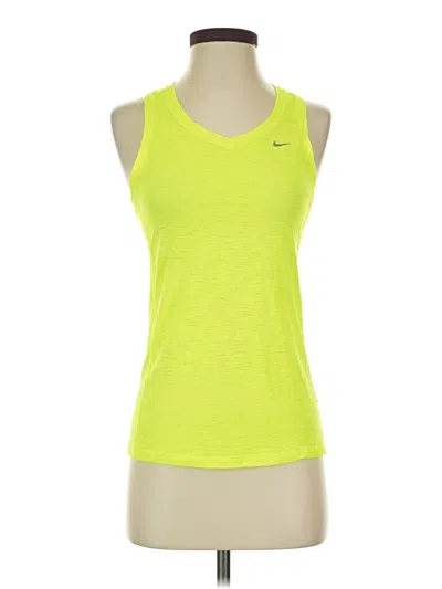 Pre-owned Nike Active Tank Top In Yellow
