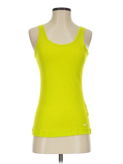 Pre-owned Nike Active Tank Top In Yellow