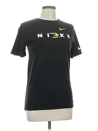 Pre-owned Nike Active T-shirt In Black