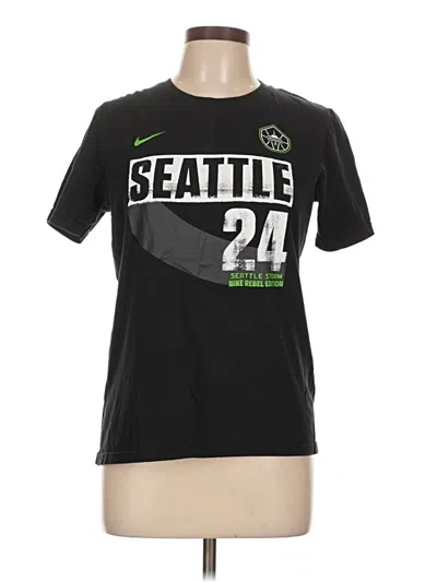 Pre-owned Nike Active T-shirt In Black