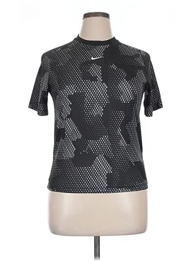 Pre-owned Nike Active T-shirt In Black