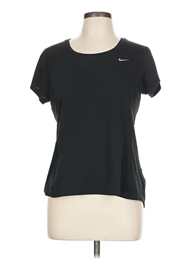 Pre-owned Nike Active T-shirt In Black