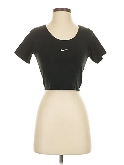 Pre-owned Nike Active T-shirt In Black