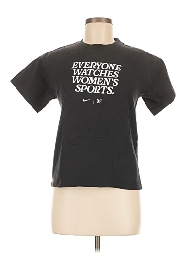Pre-owned Nike Active T-shirt In Black