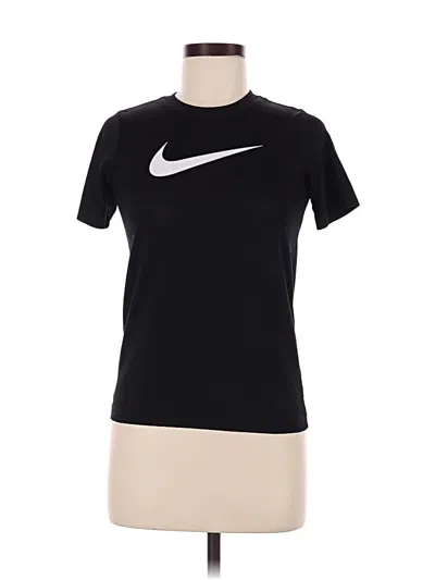 Pre-owned Nike Active T-shirt In Black