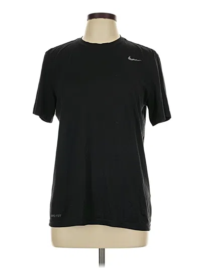 Pre-owned Nike Active T-shirt In Black