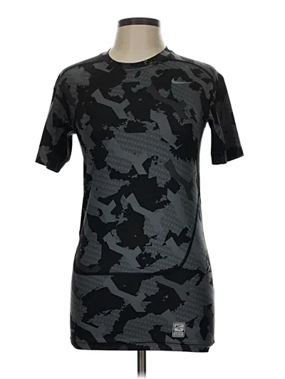 Pre-owned Nike Active T-shirt In Black
