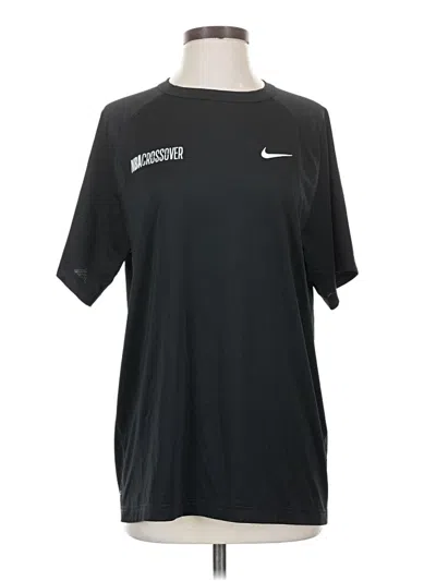 Pre-owned Nike Active T-shirt In Black
