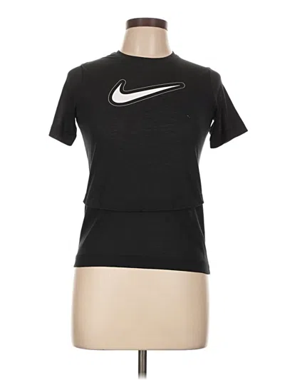 Pre-owned Nike Active T-shirt In Black