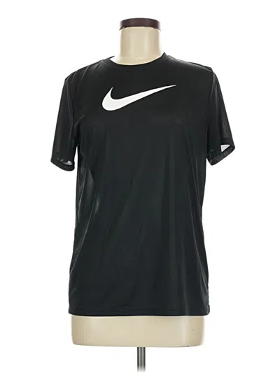 Pre-owned Nike Active T-shirt In Black