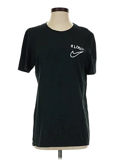 Pre-owned Nike Active T-shirt In Black