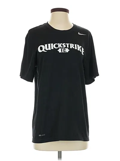 Pre-owned Nike Active T-shirt In Black