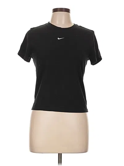 Pre-owned Nike Active T-shirt In Black
