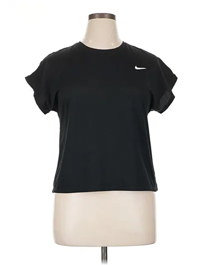 Pre-owned Nike Active T-shirt In Black