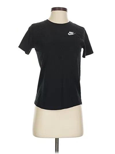 Pre-owned Nike Active T-shirt In Black